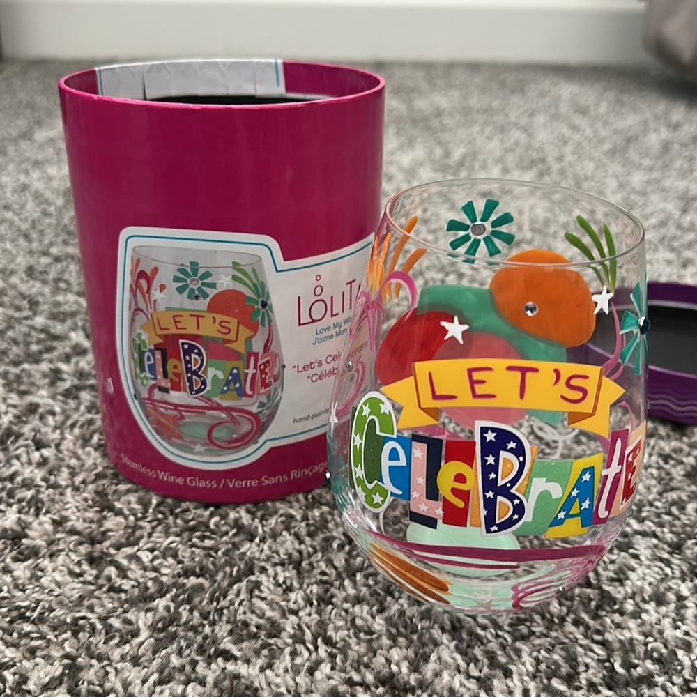 Lolita Let's Celebrate Party Glass